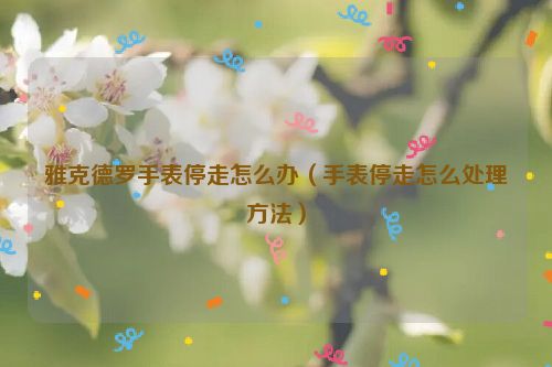 雅克德罗手表停走怎么办（手表停走怎么处理方法）